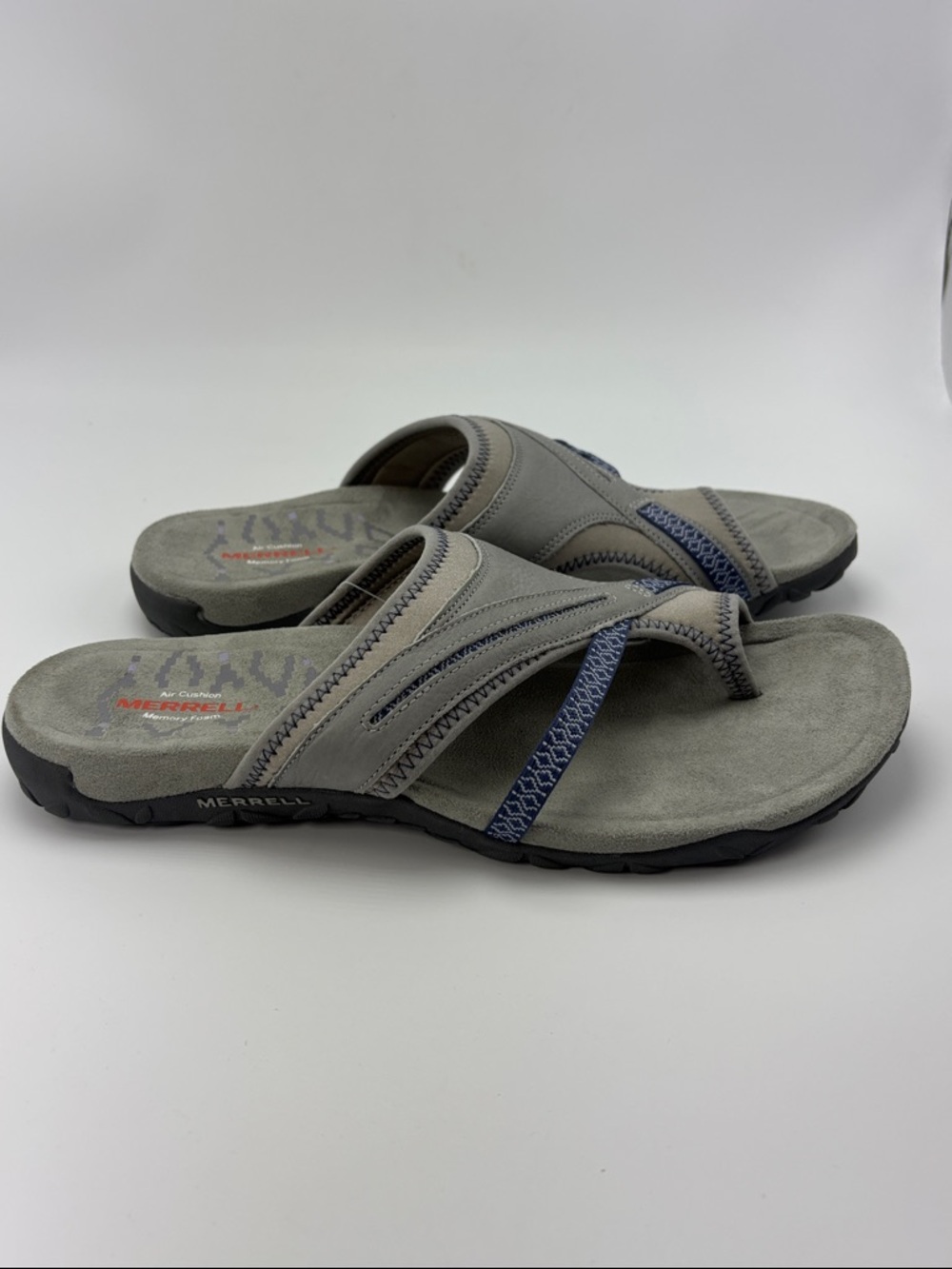 Merrell Gray Sleet Terran Thong Sandals - size 11 NEW - Picture 3 of 9